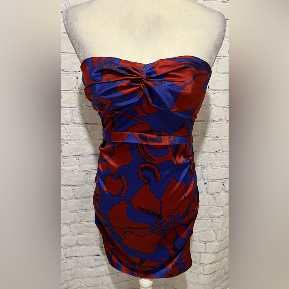 Rubber Ducky Productions Inc. Blue and Red Wiggle Dress Size Medium